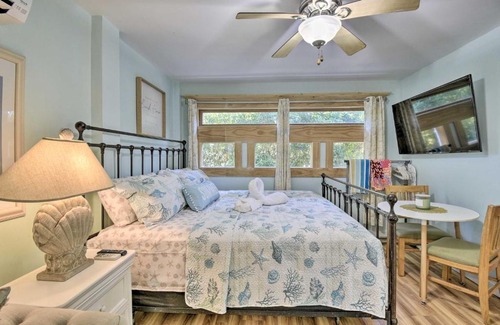 Nags Head Apartment | Coastal Studio Oasis with Hot Tub - Rated 10/10 by Guests