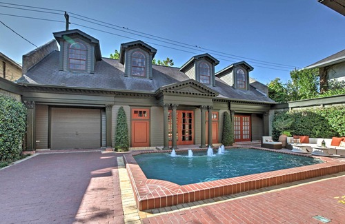 Neartown Apartment | Enchanting Houston Boho Cottage with Private Pool Oasis