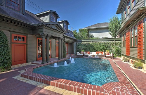 Neartown Apartment | Enchanting Houston Boho Cottage with Private Pool Oasis