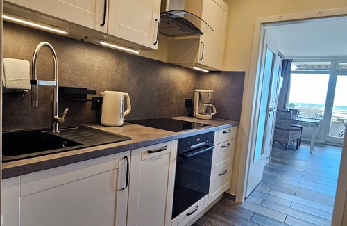 Fehmarn Apartment | DREAMY SEA VIEW ~ BALCONY ~ 80m to the SOUTH BEACH ~ PARKING SPACE