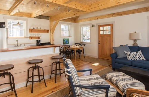 Camden Apartment | Charming Village Getaway: Pet-Friendly & Oceanfront Retreat