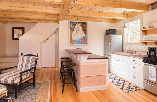 Camden Apartment | Charming Village Getaway: Pet-Friendly & Oceanfront Retreat