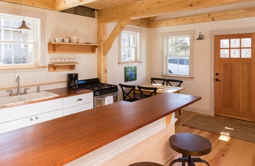 Camden Apartment | Charming Village Getaway: Pet-Friendly & Oceanfront Retreat