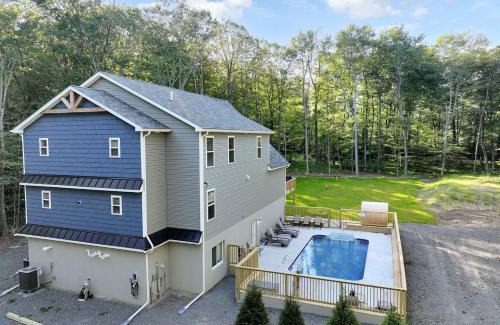 Pocono Lake Villa | Idyllic Dulce Retreat with Pool and Hot Tub Bliss
