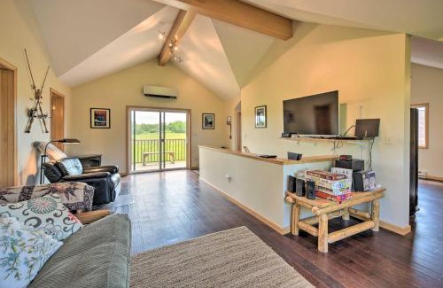 Duluth Apartment | Inviting Duluth Studio: Fire Pit & Hot Tub on Horse Farm