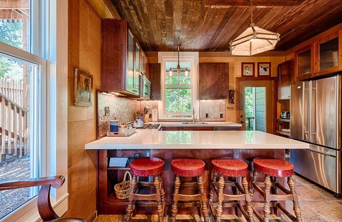 Cazadero House | Historic Duncans Mills with Valley Views & Hot Tub Access
