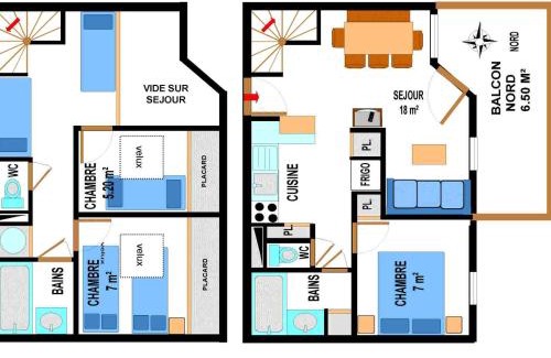 Val Cenis Apartment | Family-Friendly Duplex Steps from Slopes with Parking & WiFi