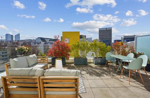 Universite Apartment | Elegant Duplex with 3 Bedrooms and Rooftop Terrace