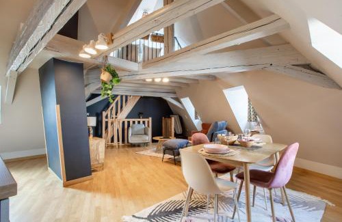 Mulhouse Apartment | Unique Duplex Retreat in the Heart of Mulhouse