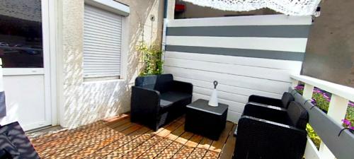 Lempdes Apartment | Stylish Duplex with Terrace and Family-Friendly Amenities