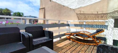 Lempdes Apartment | Stylish Duplex with Terrace and Family-Friendly Amenities