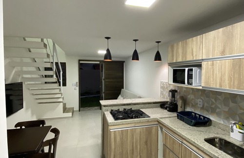 Sao Jose da Coroa Grande Apartment | Cozy Duplex Apartments with Sea View, Steps from the Beach