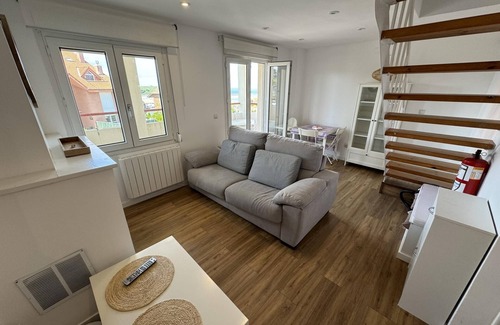 Mogro Apartment | Charming Duplex with Terrace and Ocean View in Mogro
