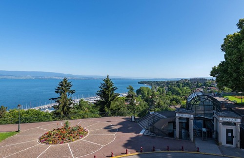 Thonon-les-Bains Apartment | Elegant Duplex with Lake Léman Views and Pool Access