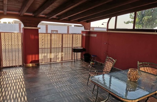 Santiago de la Ribera House | Beachside Duplex Retreat with Pool and Kitchen Amenities