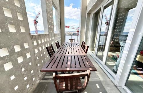 Euromed - La Joliette Apartment | Exceptional Duplex with Ocean View in Quartier Euromed
