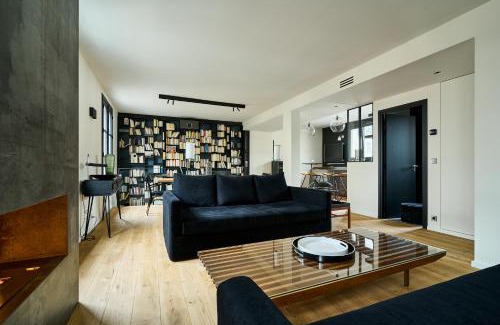 Faubourg Saint-Germain Apartment | Elegant Duplex with Eiffel Tower Views and Family Amenities