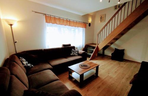 Prague 4 Apartment | Inviting Duplex with Garden, Pet and Child Friendly Amenities
