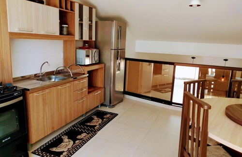 Centro Apartment | Oceanfront Duplex2 with Sea View Steps from Garopaba Beach