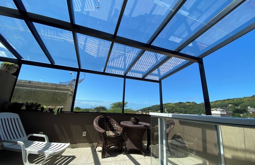 Centro Apartment | Oceanfront Duplex2 with Sea View Steps from Garopaba Beach