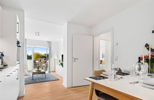 Emmelsbull Apartment | Idyllic Retreat for 4 with Ocean View, Pool & Spa Near Sylt