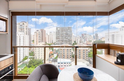 Vila Nova Conceicao Apartment | Inviting DVN - D'Oru Vila Nova Conceição with Pool & Kitchen