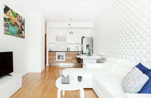 Zoliborz Apartment | Stylish Apartment Dygata 2/45 with Terrace and WiFi