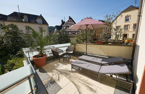 Zeltingen-Rachtig House | DZ Schieferterrasse in the GH am MarkusPlatz - Hotel Zeltinger Hof