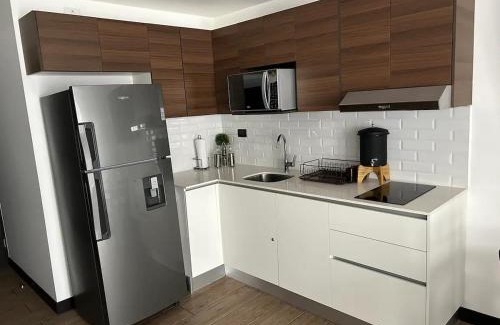 Zona 10 Apartment | Modern EÓN 11: Volcano Views & Pet-Friendly Amenities