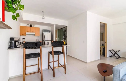 Cuauhtemoc Apartment | Deluxe 1BR/1BTH Retreat with Kitchen & Pet-Friendly Perks