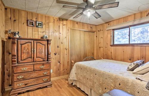 Eagle River House | Cozy Eagle River Waterfront Home with Dock & Fire Pit