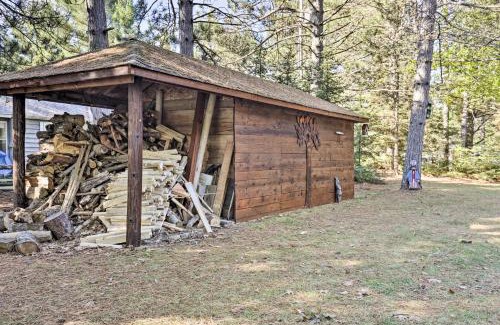 Eagle River House | Cozy Eagle River Waterfront Home with Dock & Fire Pit