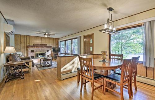 Eagle River House | Cozy Eagle River Waterfront Home with Dock & Fire Pit