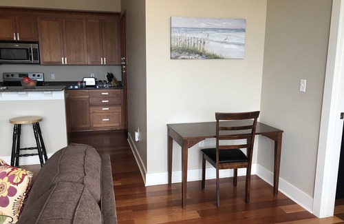 South Haven Condo | Eagle Street Retreat: Prime Location Near Beach & Dining