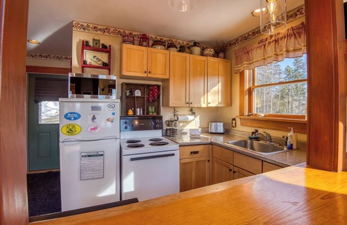 Rangeley House | Experience Eagles Ledge: Cozy Cabin with Lake Views & Pets Welcome