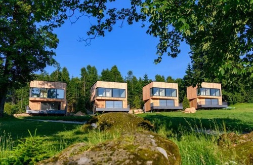Bodenmais Apartment | Earth cottage with far-reaching views of the valley and sauna