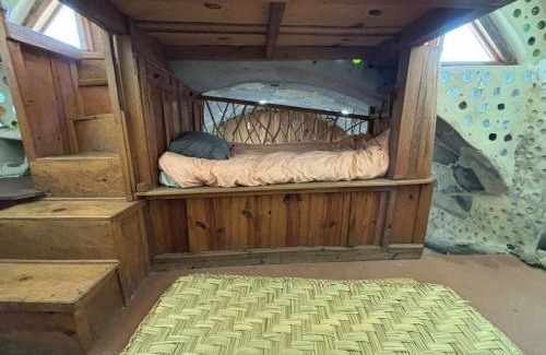 San Marcos La Laguna House | Family-Friendly Earthship Cabin with Lake View & Amenities