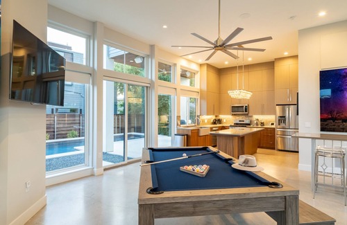 Blackshear-Prospect Hill House | Modern Retreat in East Austin with Private Pool & High Rating