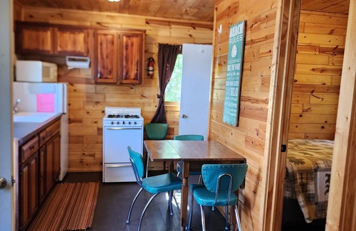 Nevis Resort | Cozy East Crooked Lake Cabin with Pool and Spa