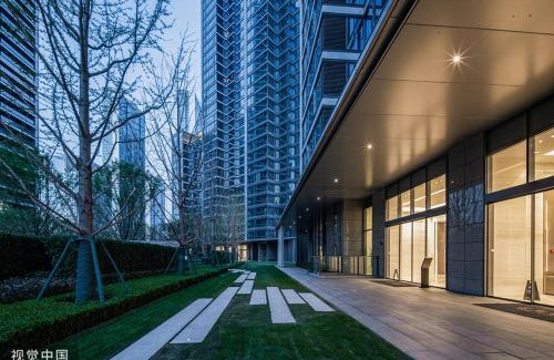 Changning Apartment | Elegant Designer Apartment in Shanghai with Pool & Hot Tub