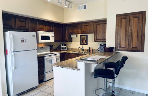 Mesquite Condo | Idyllic Western Balcony Vibe Near Wolf Creek Golf Course
