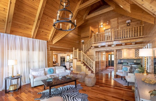 Nebo House | Lakefront Retreat: Dock, Firepit & Mountain Views Await