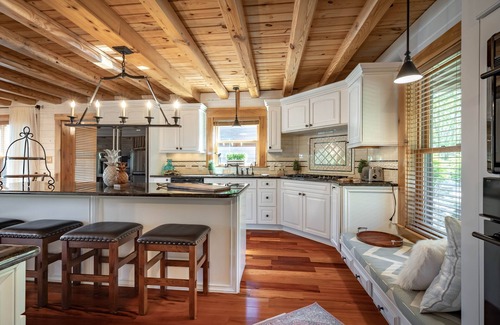 Nebo House | Lakefront Retreat: Dock, Firepit & Mountain Views Await