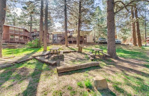 Angel Fire Apartment | Cozy Angel Fire Condo with Fireplace, Steps to Ski Lift!