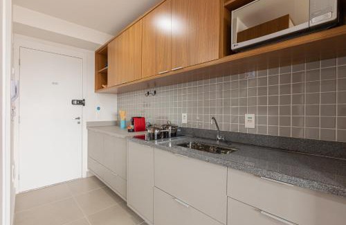 Santo Amaro Apartment | Elegant Studio at Easy Star - Near Metro with 9.5 Rating