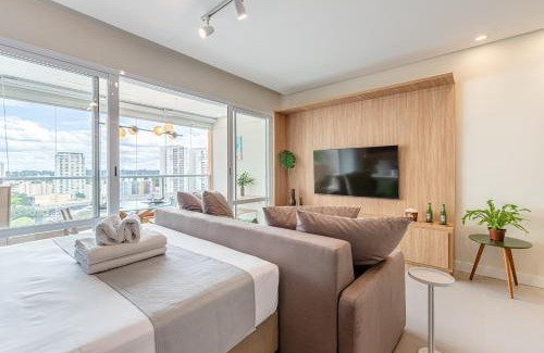 Vila Congonhas Apartment | Bright Studio Retreat with Private Pool in Campo Belo