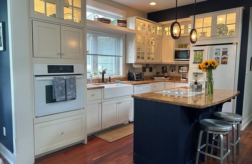 New Buffalo House | Ideal Location: Steps to Town & Beach with Ocean Views