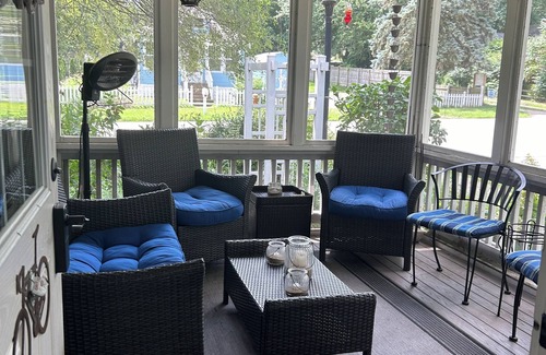 New Buffalo House | Ideal Location: Steps to Town & Beach with Ocean Views