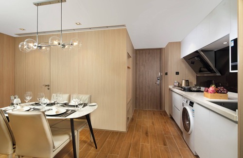 Pudong Apartment | Convenient Eature Residences Lingang: Family-Friendly Stay