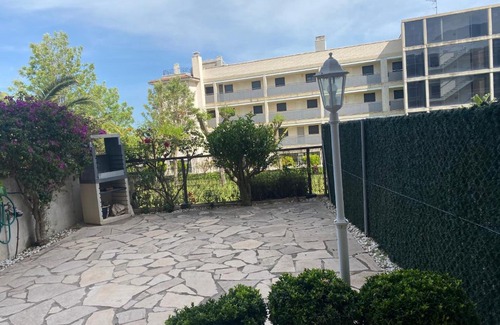 Sant Carles de la Rapita Apartment | Ocean View Retreat at Ebre 2 with Pool & Family-Friendly Vibes